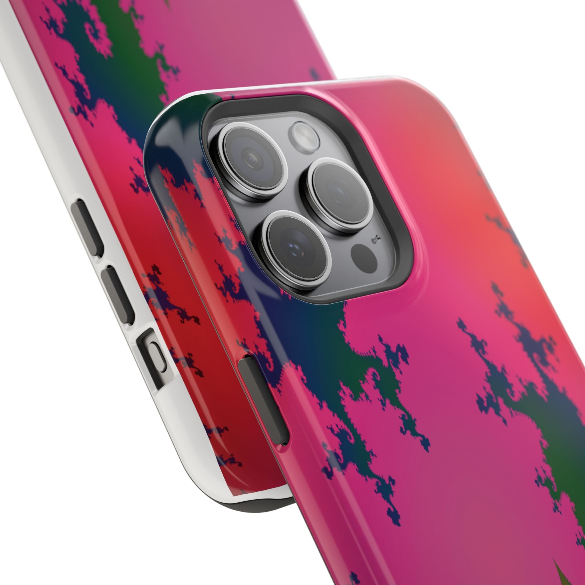 Abstract Fractal Pattern Phone Case | Impact-Resistant Case