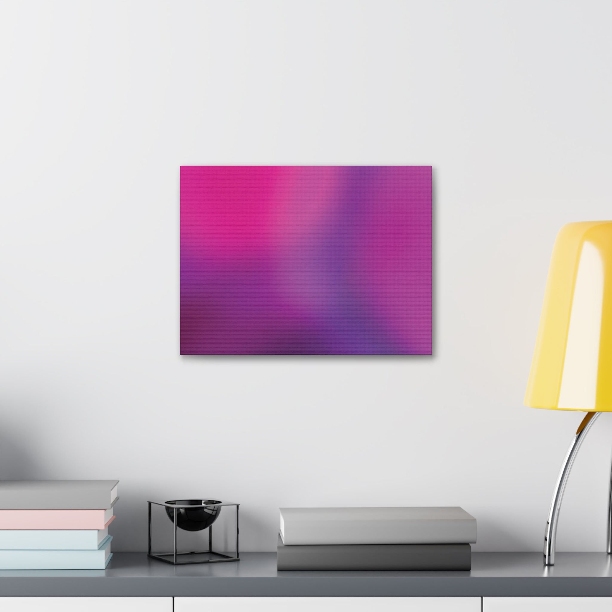 Abstract Pink Purple Gradient Canvas