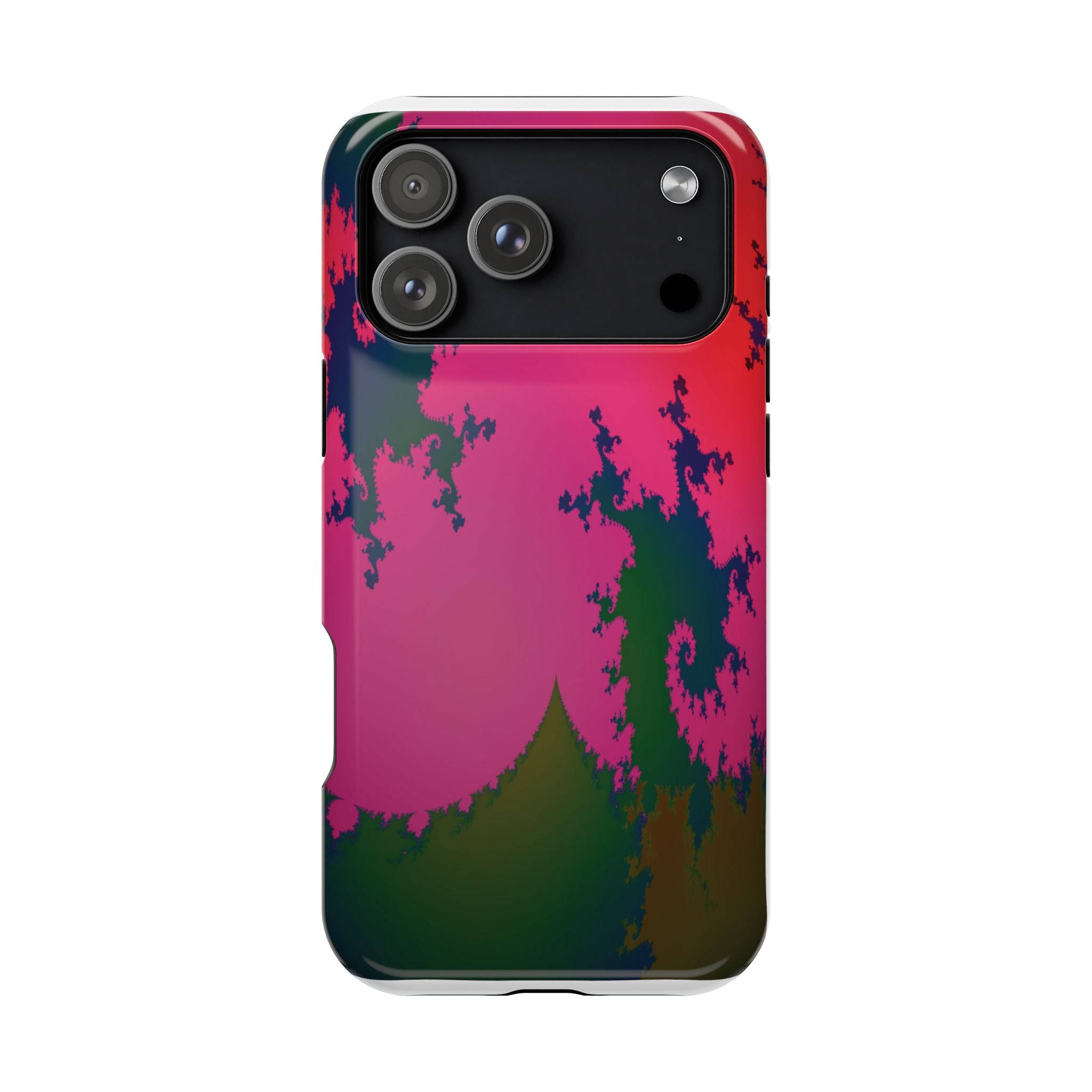 Abstract Fractal Pattern Phone Case | Impact-Resistant Case