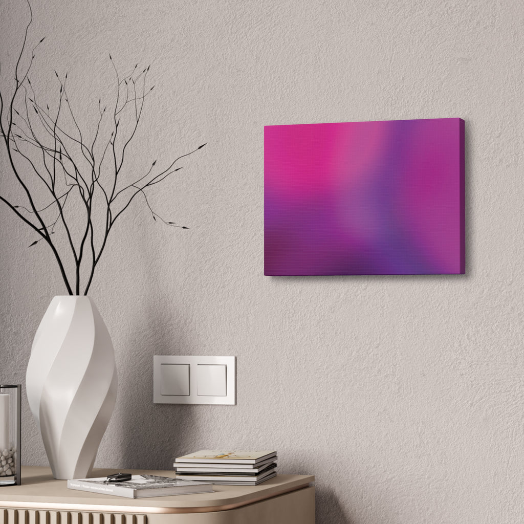 Abstract Pink Purple Gradient Canvas