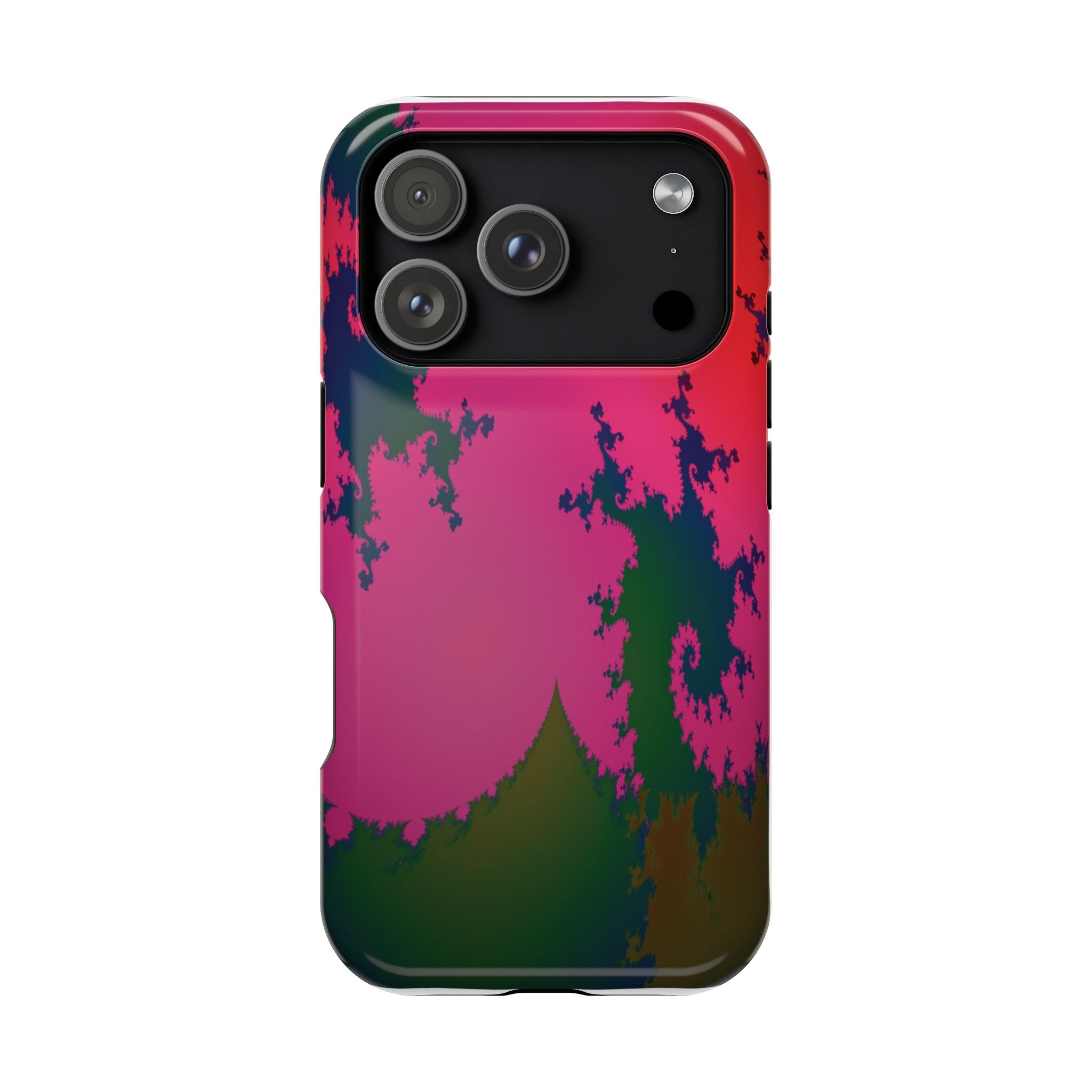 Abstract Fractal Pattern Phone Case | Impact-Resistant Case