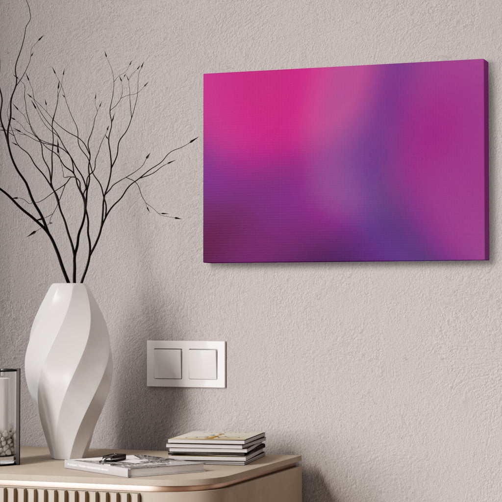Abstract Pink Purple Gradient Canvas