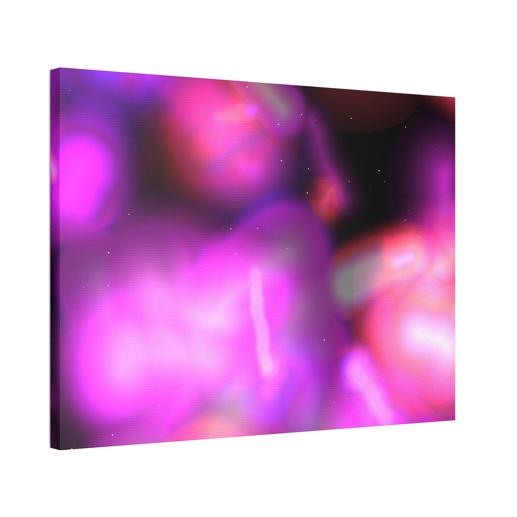 Abstract Neon Pink Canvas Art – Stretched 1.5"