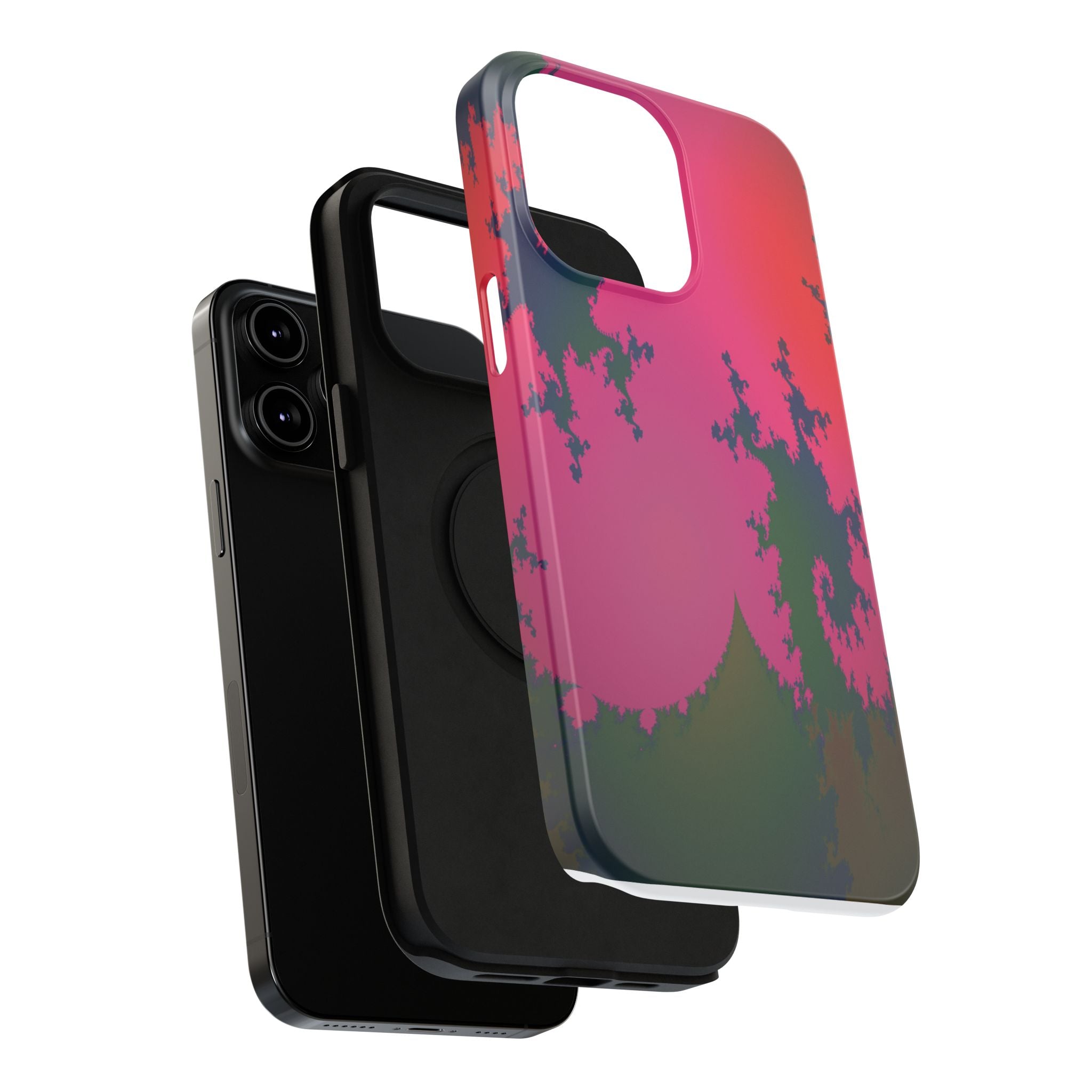 Abstract Fractal Pattern Phone Case | Impact-Resistant Case
