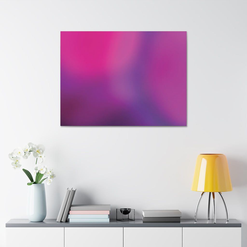 Abstract Pink Purple Gradient Canvas