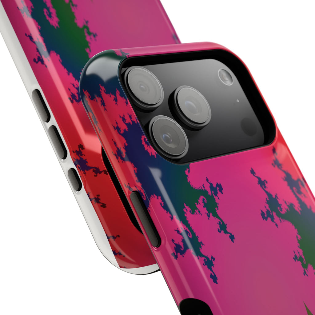 Abstract Fractal Pattern Phone Case | Impact-Resistant Case