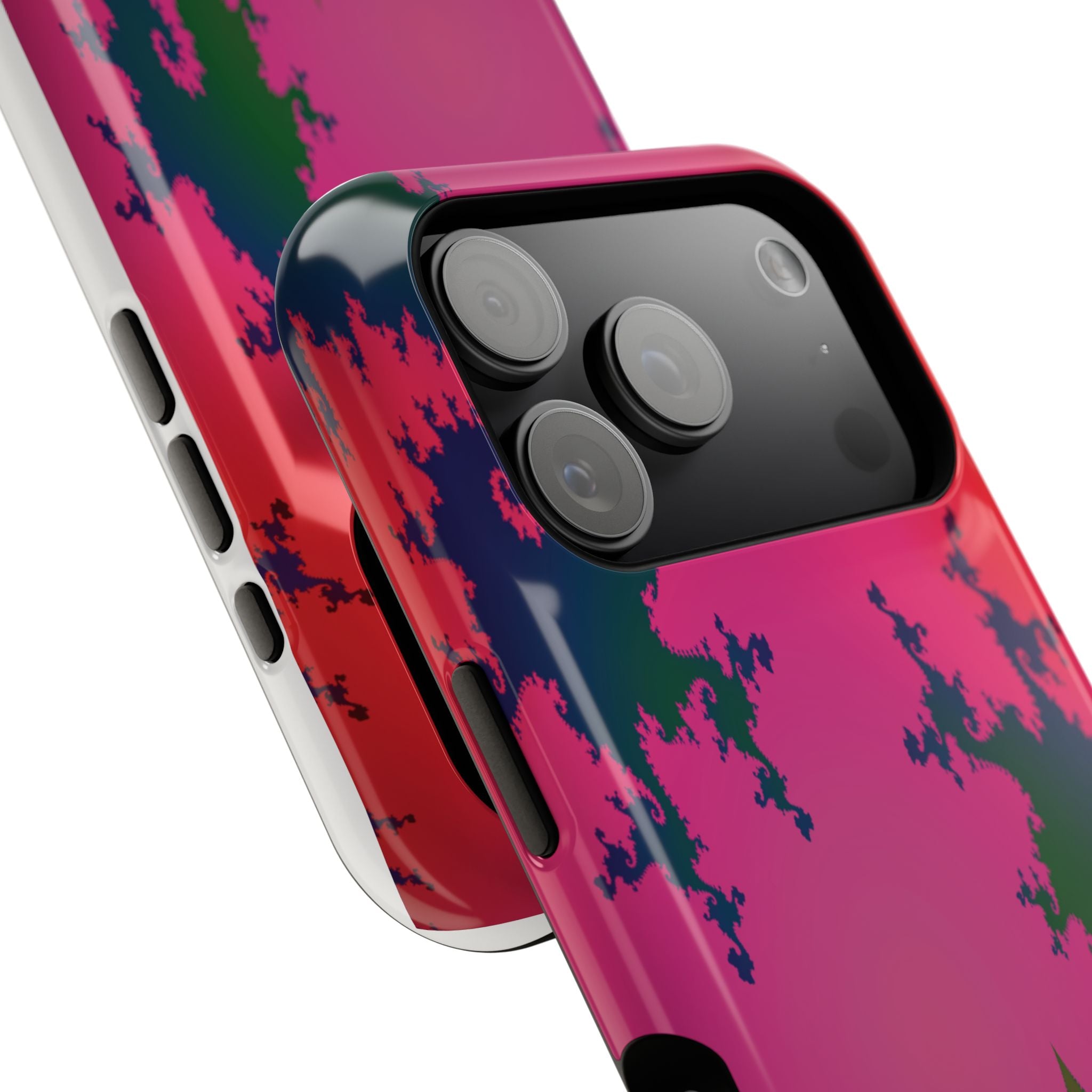 Abstract Fractal Pattern Phone Case | Impact-Resistant Case