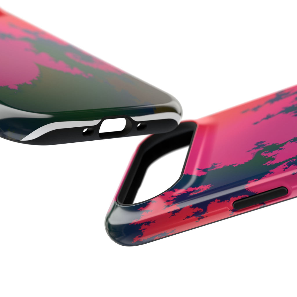 Abstract Fractal Pattern Phone Case | Impact-Resistant Case