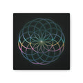 Sacred Geometry - Glowing Canvas Art | Rainbow Flower of Life Stretched Canvas