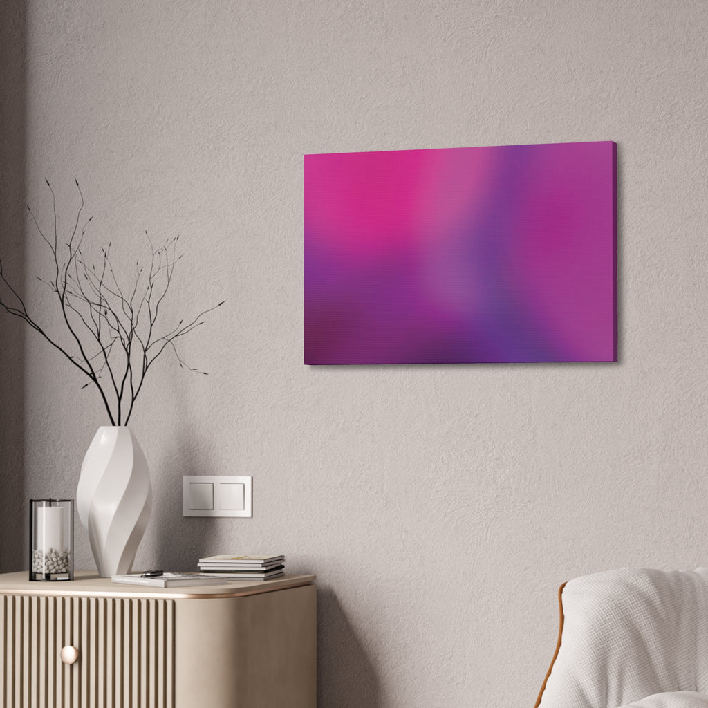 Abstract Pink Purple Gradient Canvas