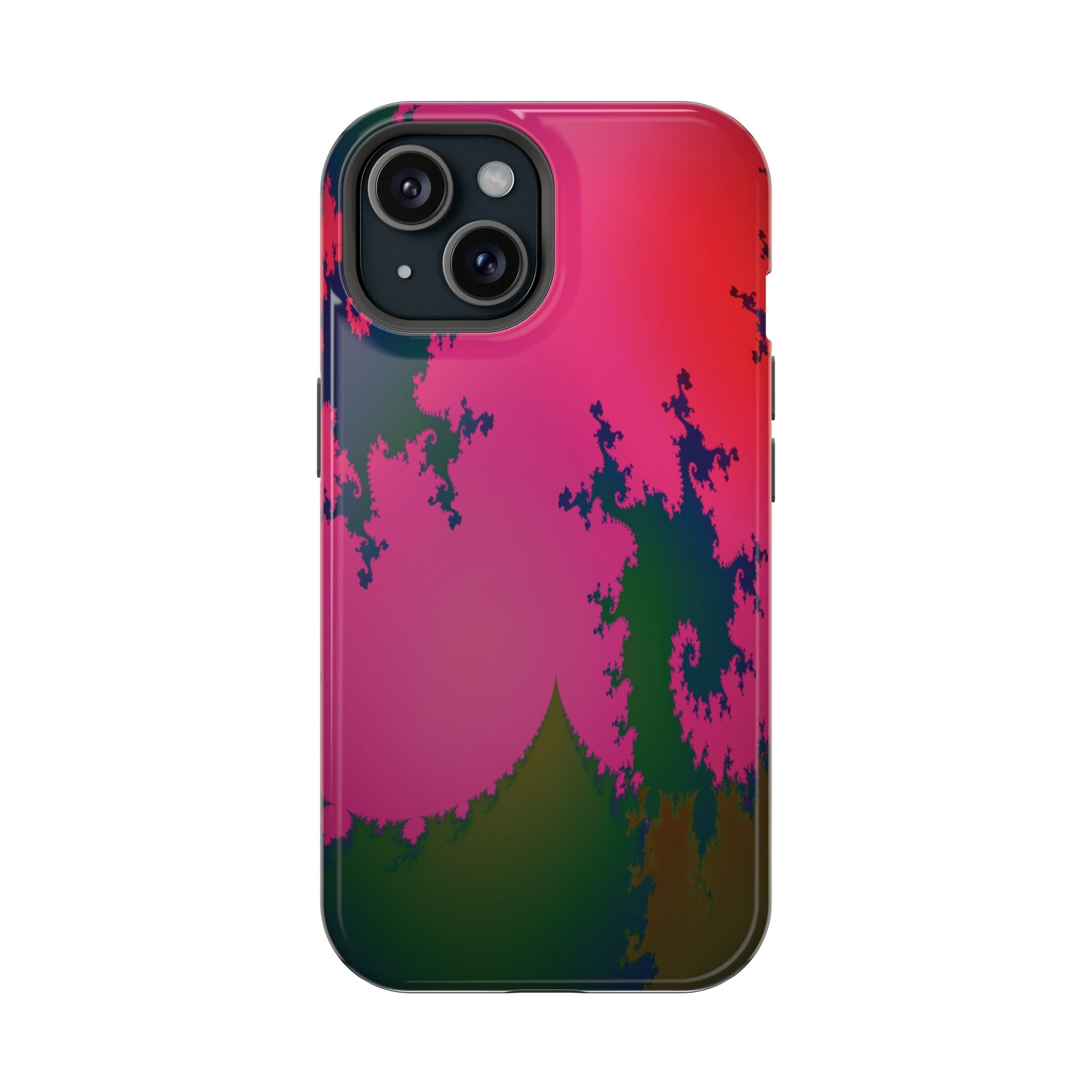 Abstract Fractal Pattern Phone Case | Impact-Resistant Case