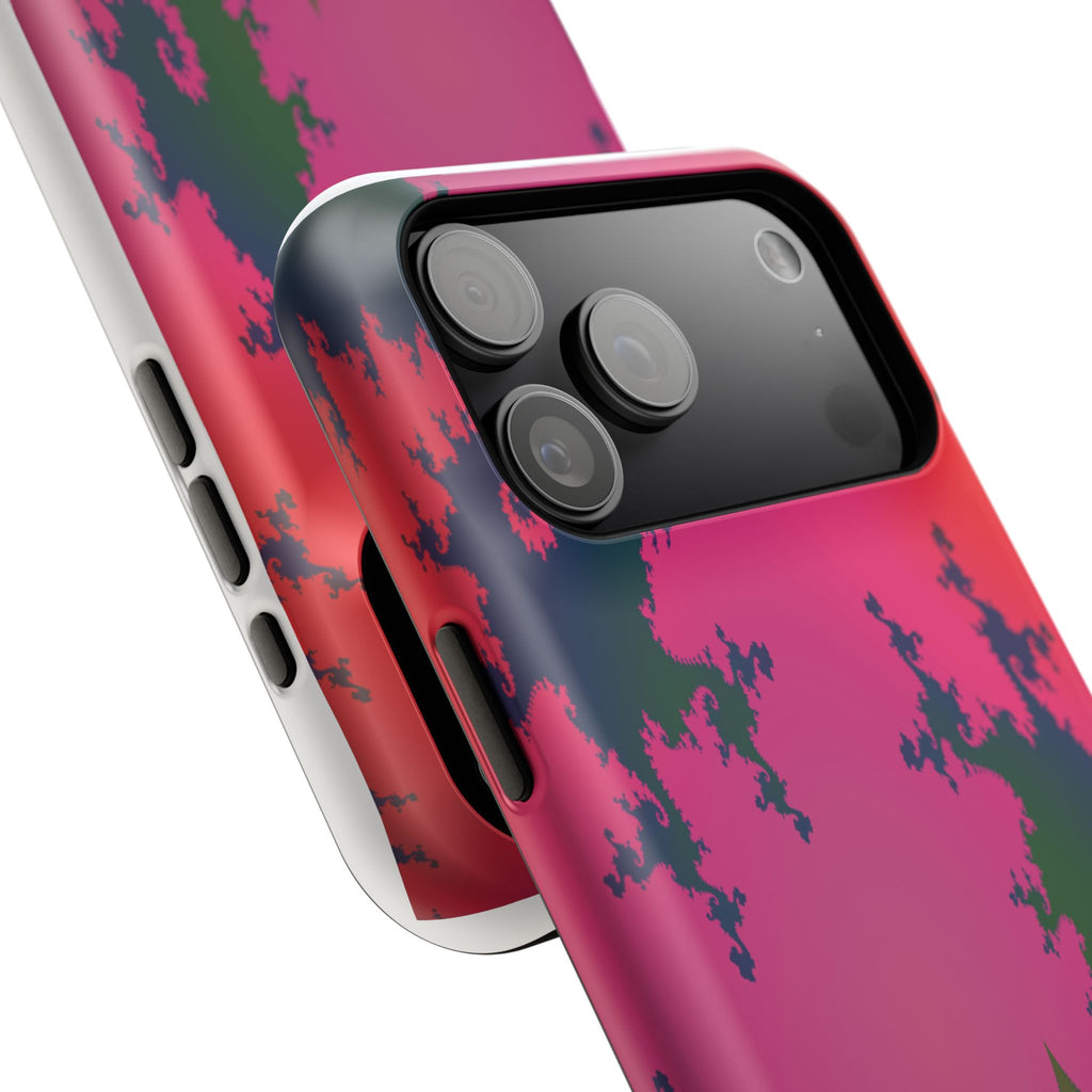 Abstract Fractal Pattern Phone Case | Impact-Resistant Case