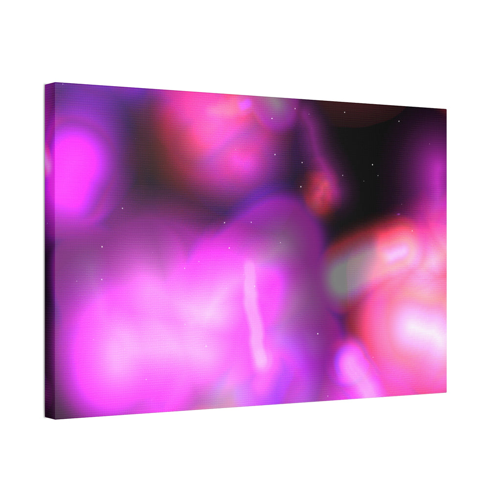 Abstract Neon Pink Canvas Art – Stretched 1.5"