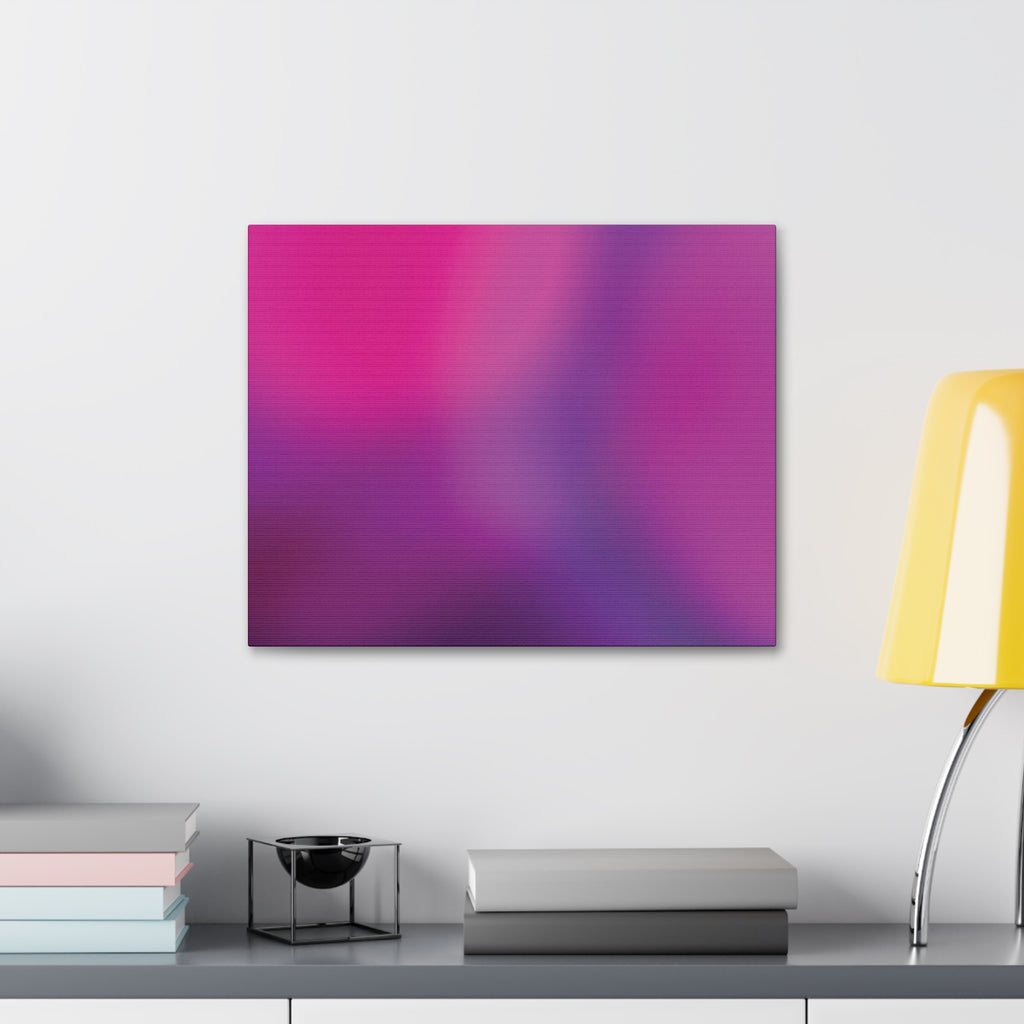 Abstract Pink Purple Gradient Canvas