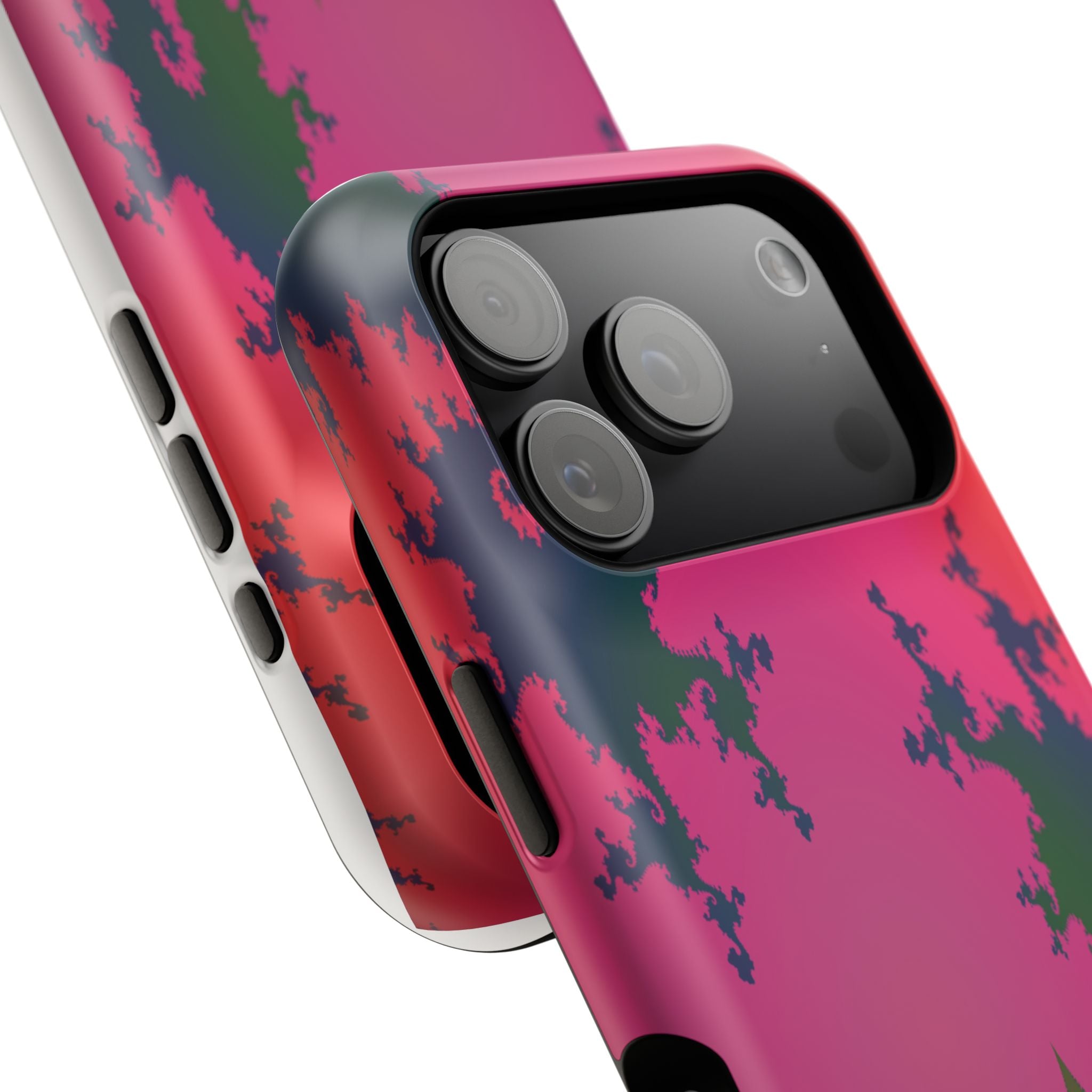 Abstract Fractal Pattern Phone Case | Impact-Resistant Case