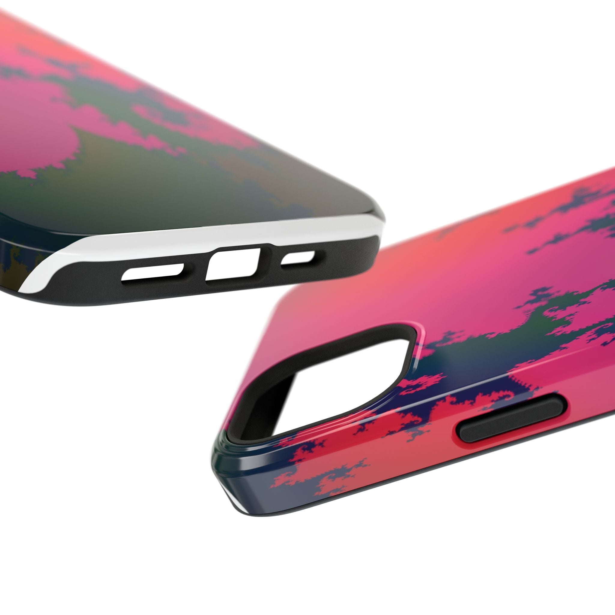 Abstract Fractal Pattern Phone Case | Impact-Resistant Case