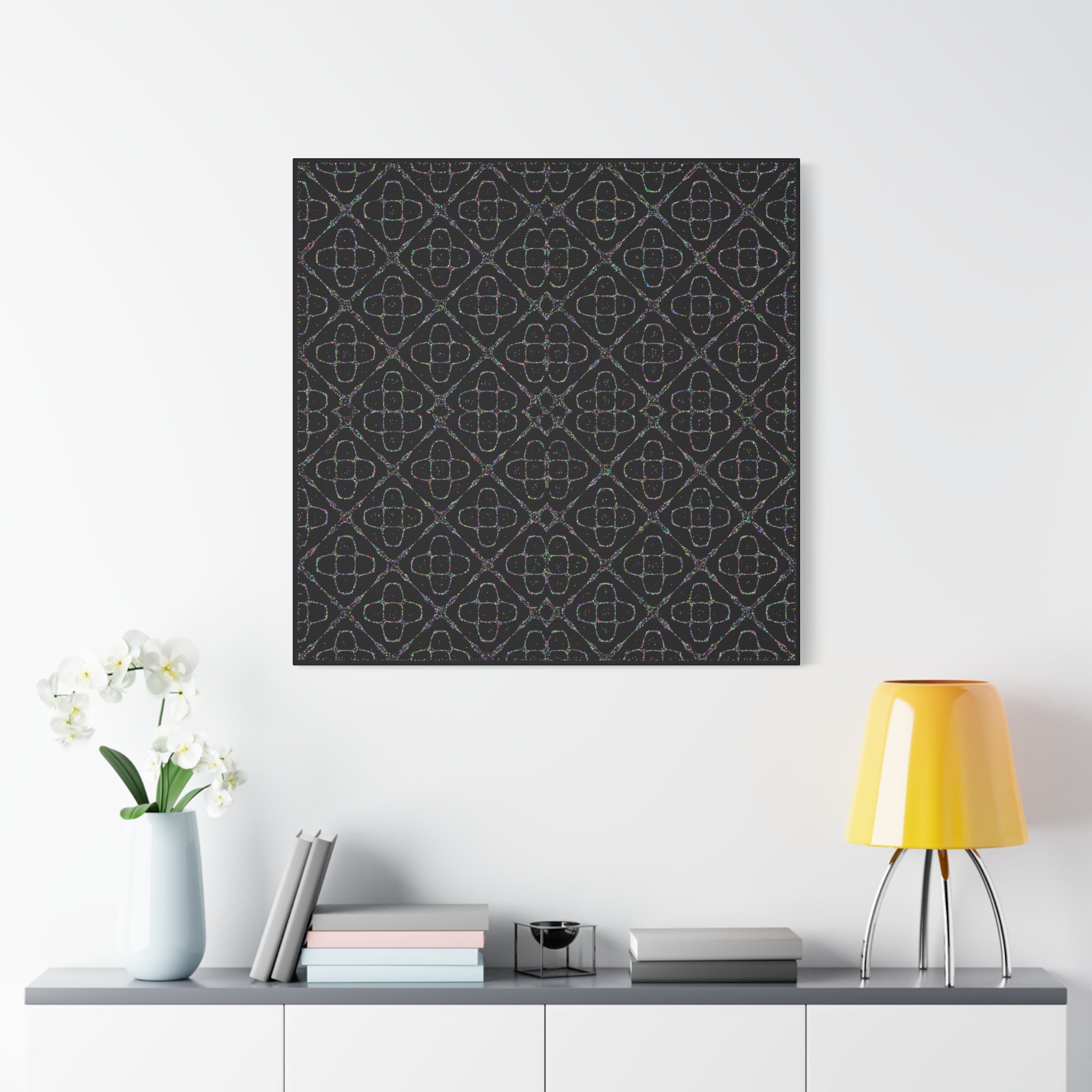 Sacred Geometry 174 Hz "Art by Sound" - Matte Stretched Canvas - Wall Art