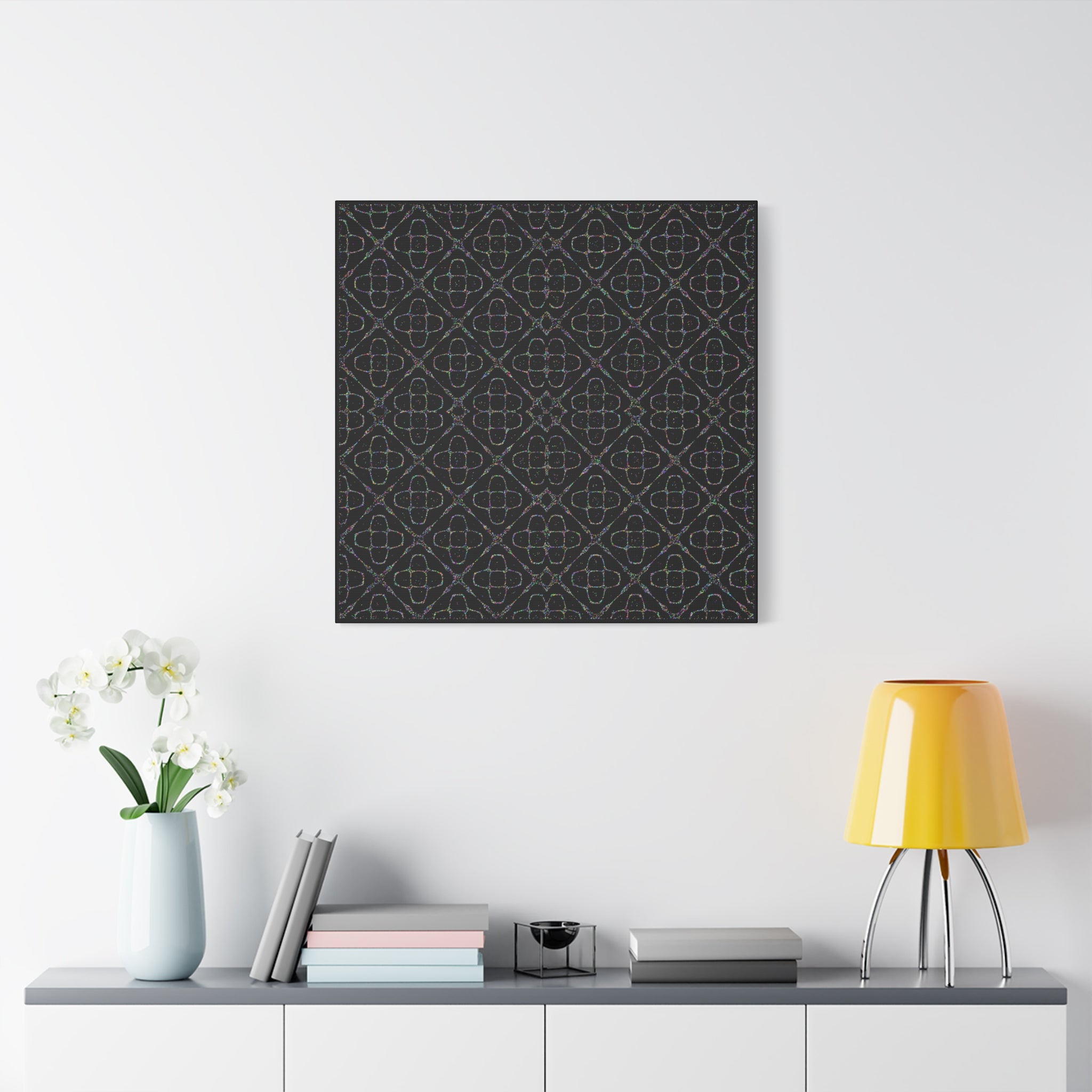 Sacred Geometry 174 Hz "Art by Sound" - Matte Stretched Canvas - Wall Art