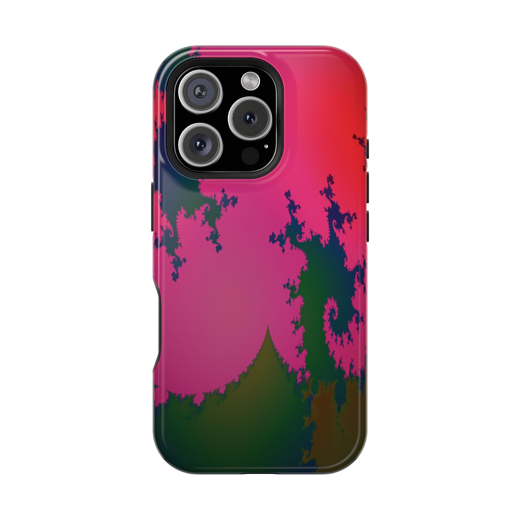 Abstract Fractal Pattern Phone Case | Impact-Resistant Case