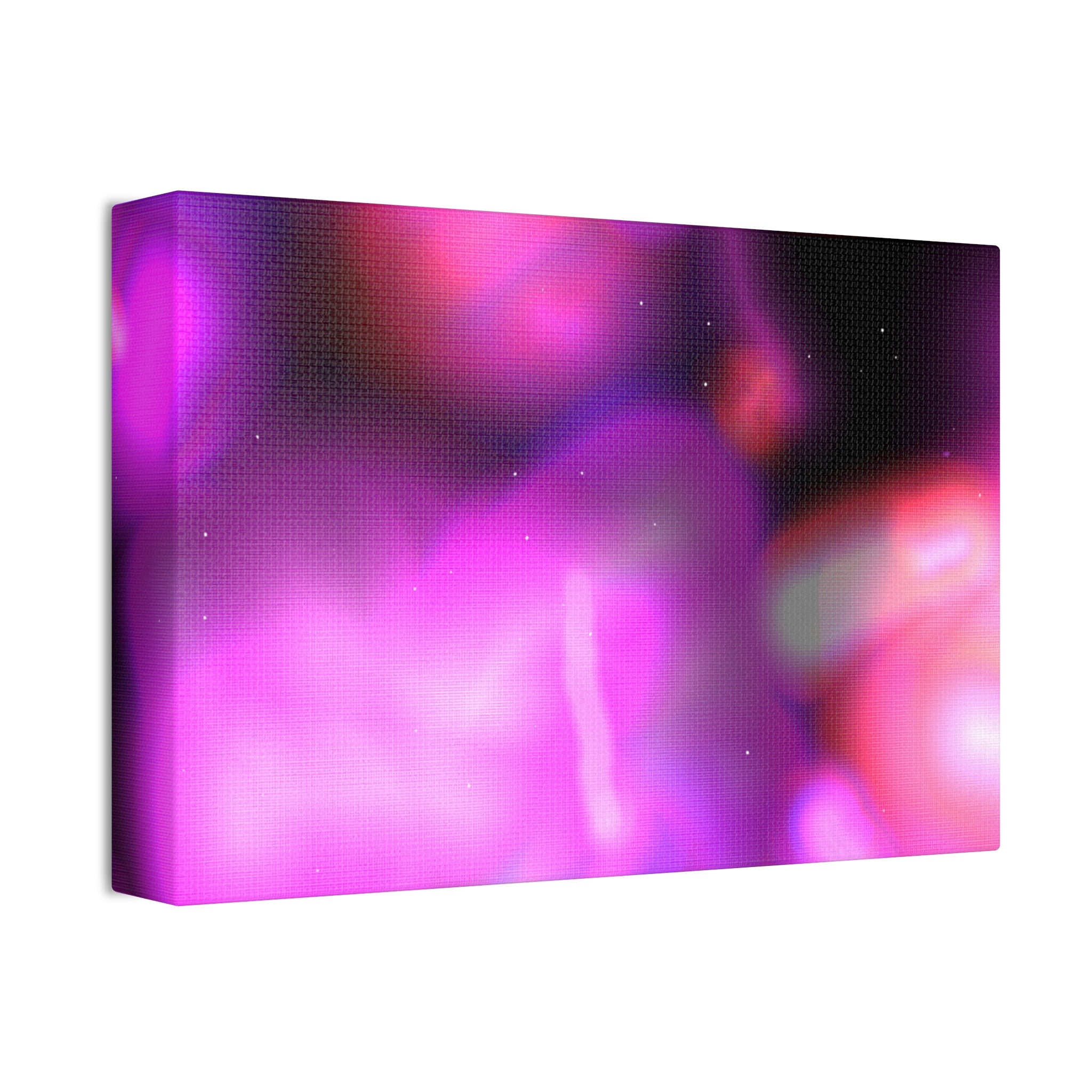 Abstract Neon Pink Canvas Art – Stretched 1.5"