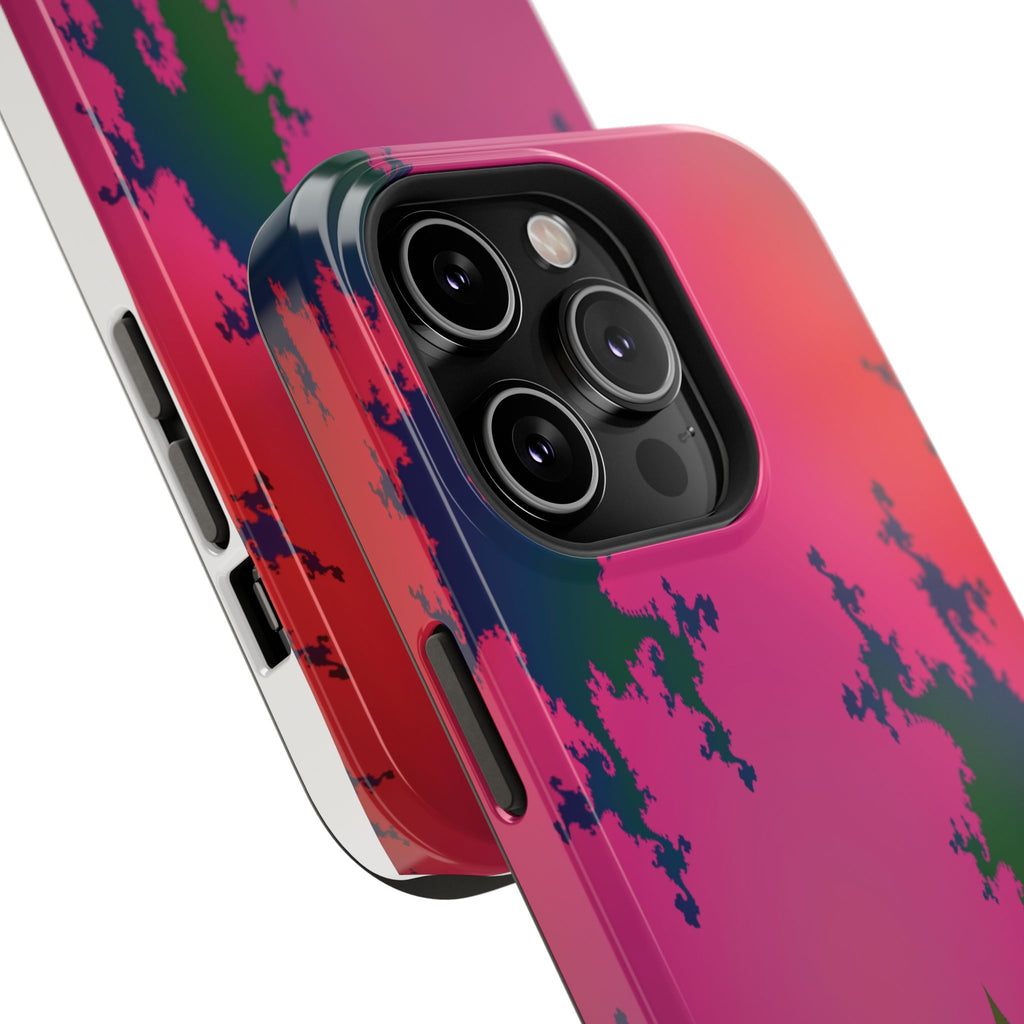 Abstract Fractal Pattern Phone Case | Impact-Resistant Case