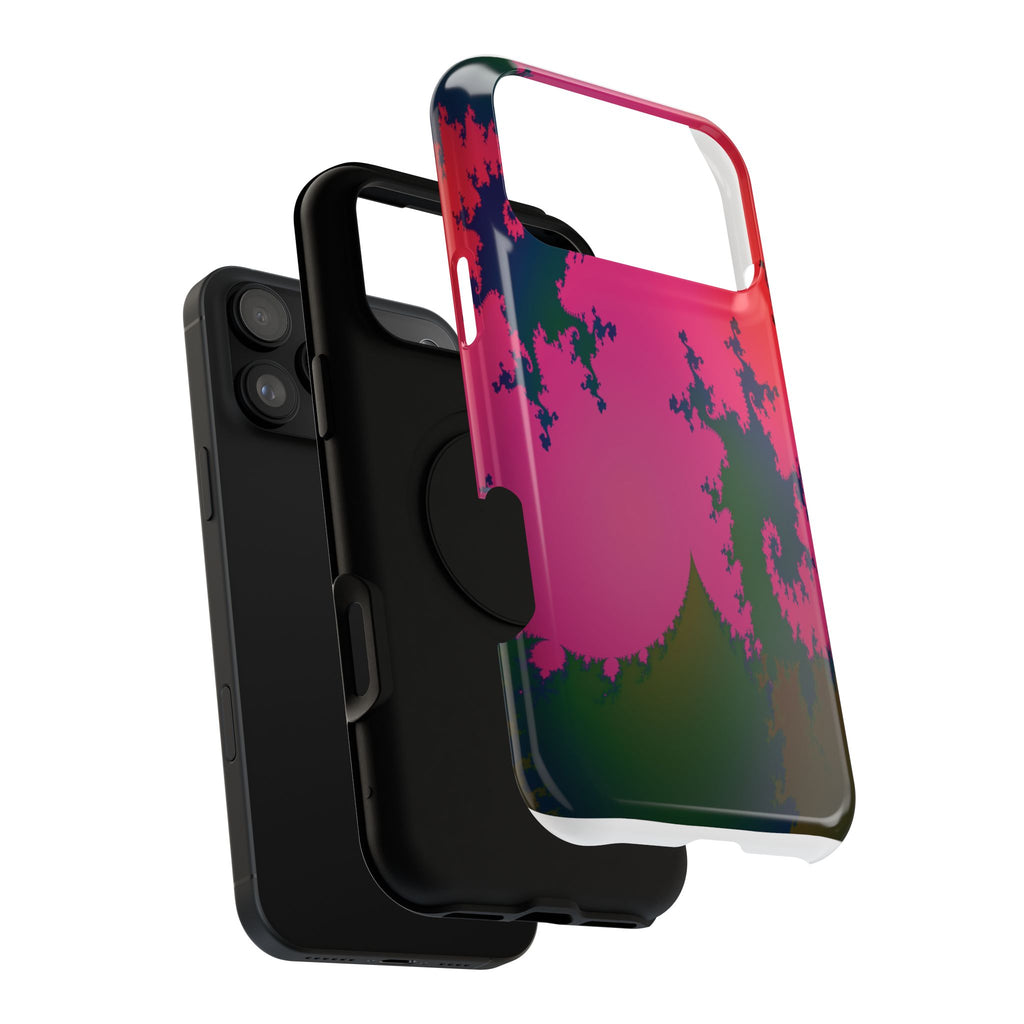 Abstract Fractal Pattern Phone Case | Impact-Resistant Case