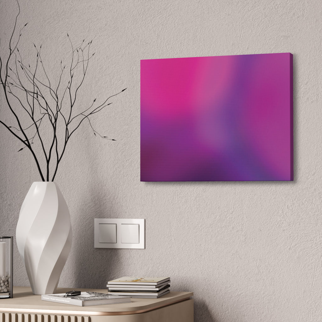 Abstract Pink Purple Gradient Canvas