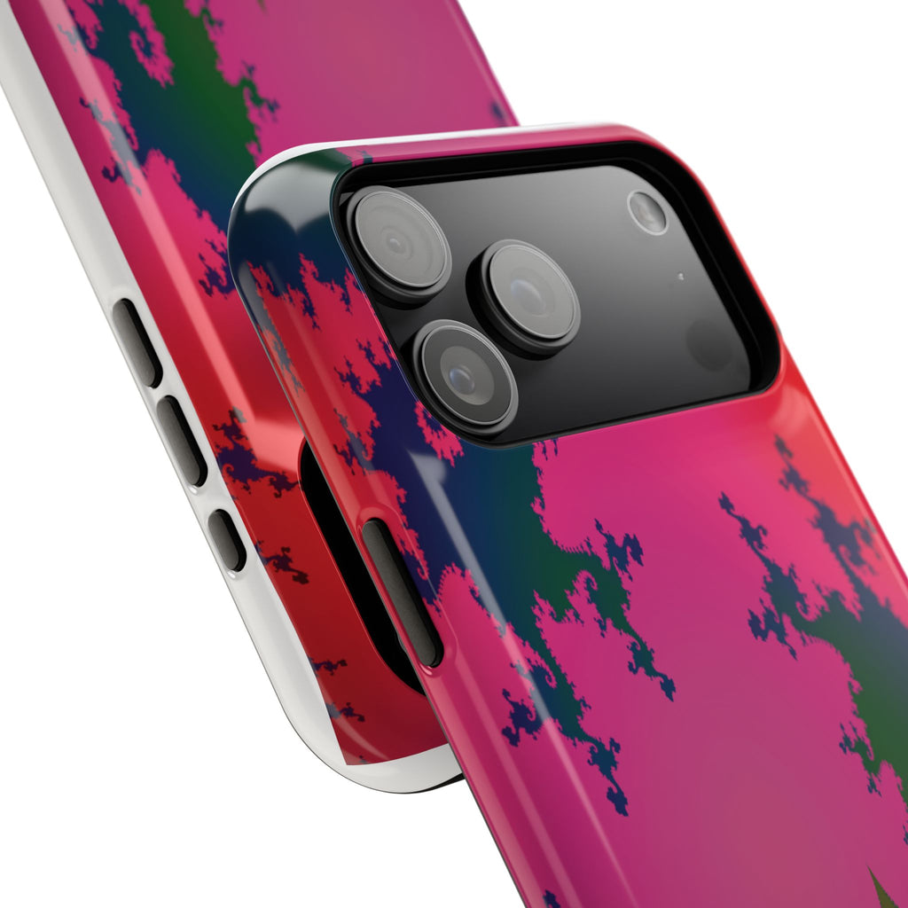 Abstract Fractal Pattern Phone Case | Impact-Resistant Case