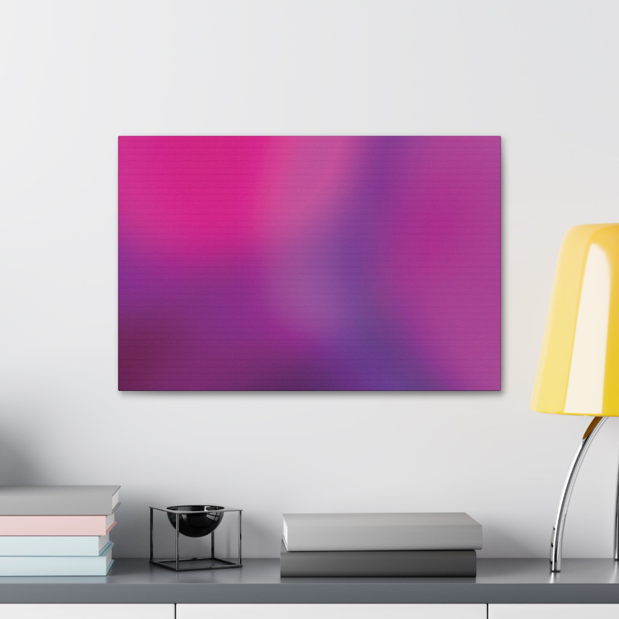 Abstract Pink Purple Gradient Canvas
