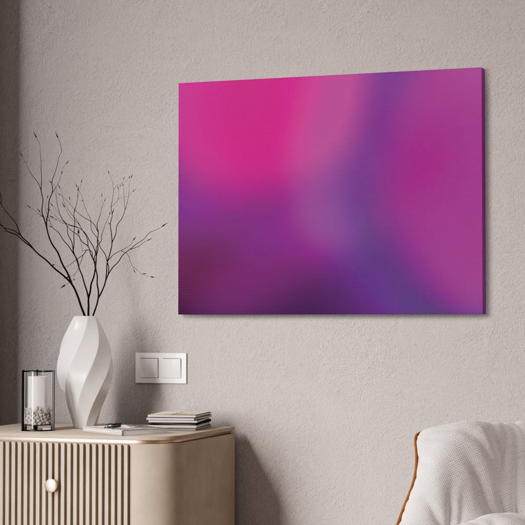 Abstract Pink Purple Gradient Canvas