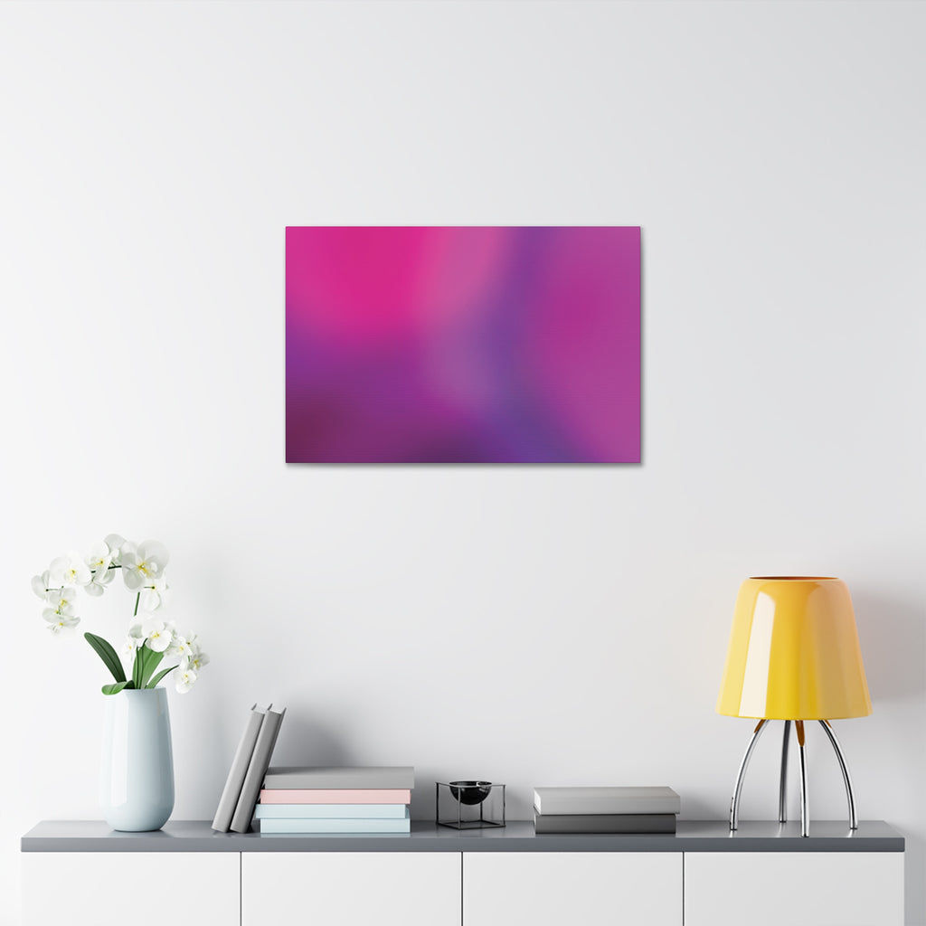 Abstract Pink Purple Gradient Canvas