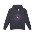 100% Cotton - Mandala Floral Hoodie  (Pastel Sacred Geometry Boho Sweatshirt)