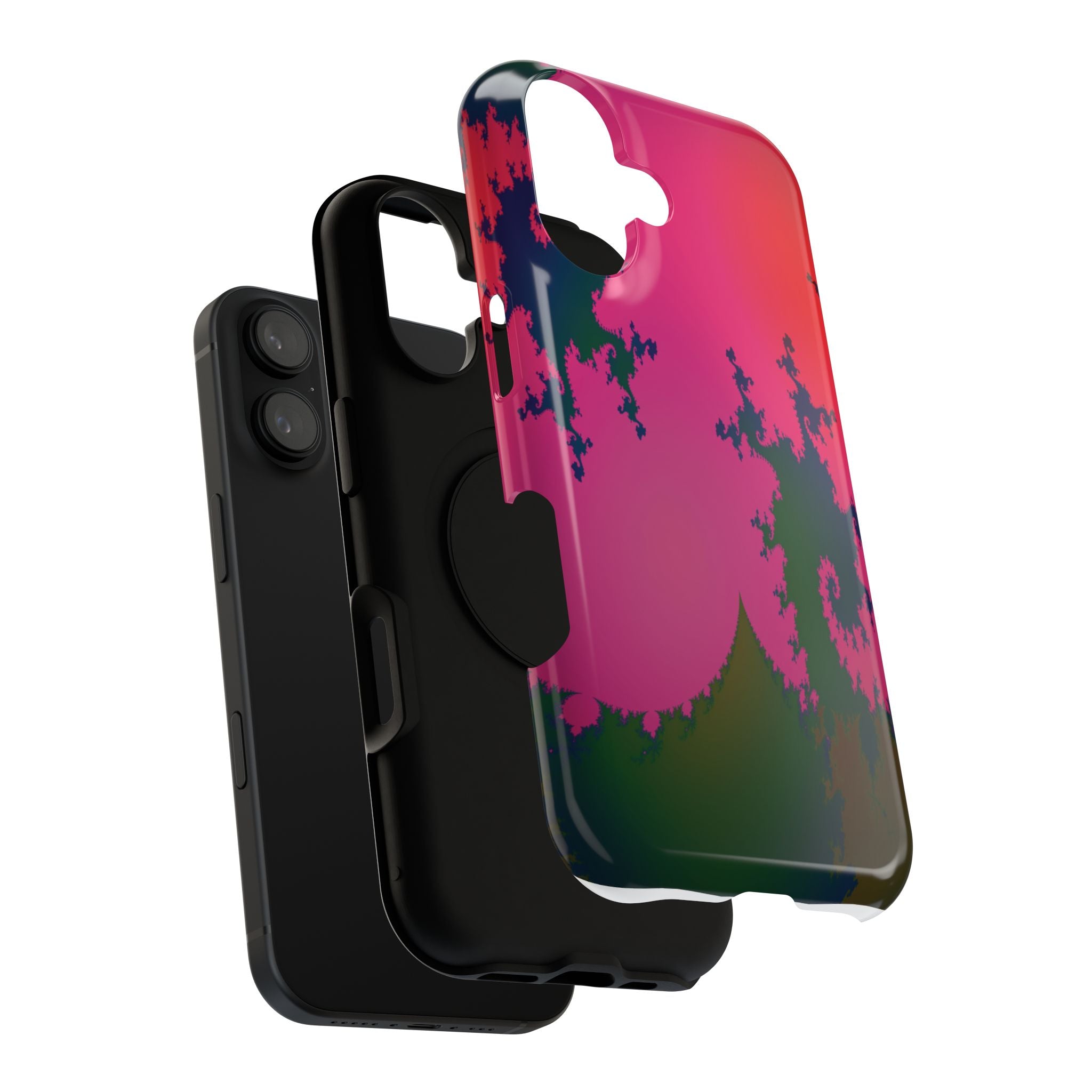 Abstract Fractal Pattern Phone Case | Impact-Resistant Case